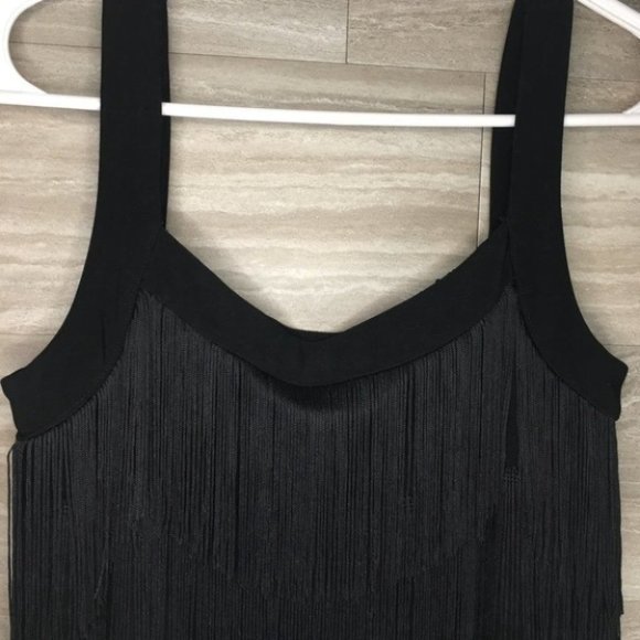 WHBM Sleeveless Tiered Fringe Dress - Picture 6 of 9